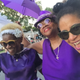 Writer Janna A. Zinzi (right) poses with members of the Baby Dolls troupe in New Orleans in April 2016. They were participating in a second line for legendary musician Prince.
Janna Zinzi